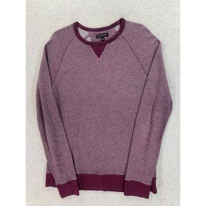 Banana Republic 100% Cotton Light Weight Crew‎ Sweatshirt (Men's Large) Maroon